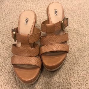 UGG wedge sandals